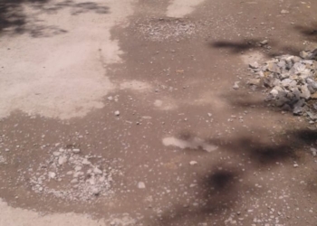 Dilapidated condition of Chewdara Soibugh road irks people