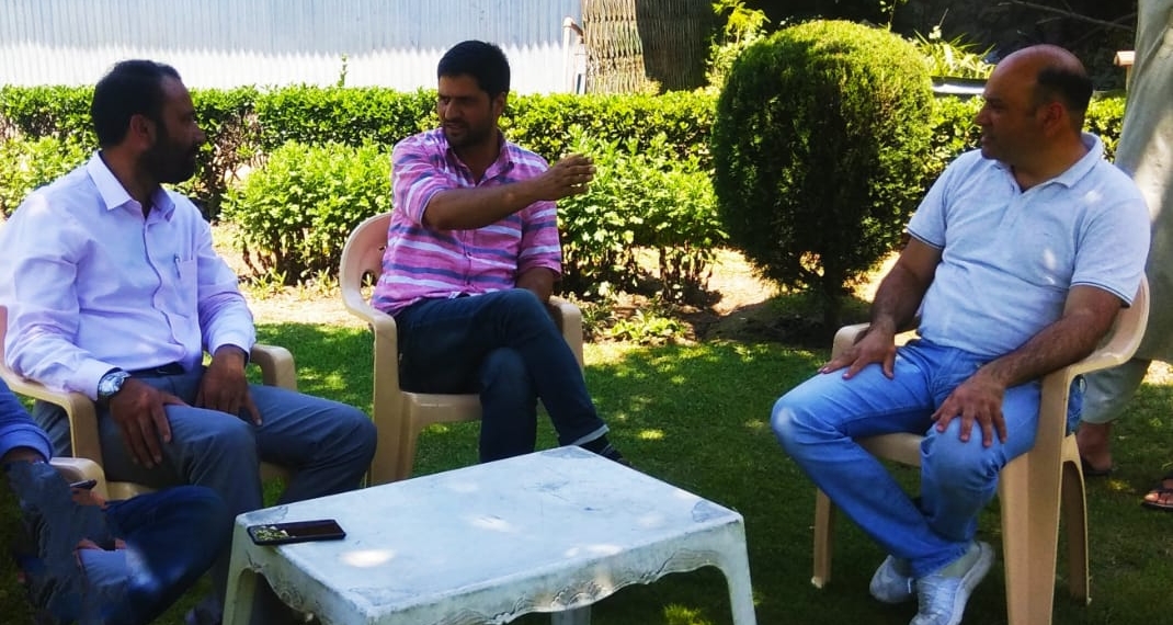 District Floriculture Officer Anantnag visited Mughal Garden Achabal