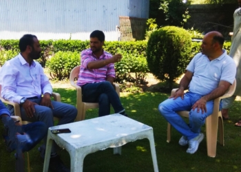 District Floriculture Officer Anantnag visited Mughal Garden Achabal