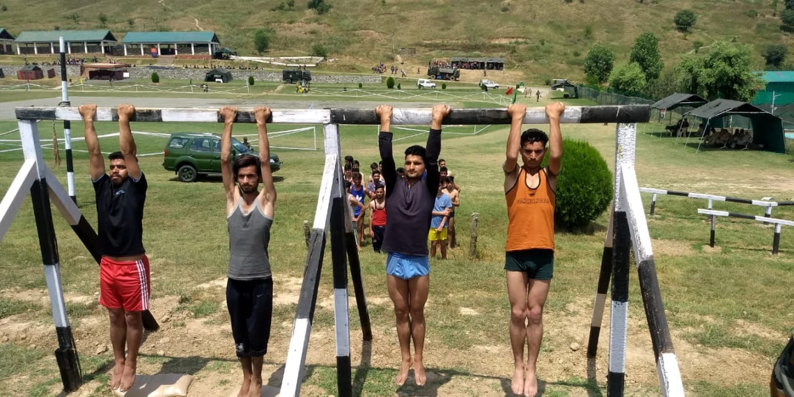 K Force /HQ 10 Sect RR Haiderbeg /Pattan   Enthusiastic Participation Continues: Army Recruitment Rally