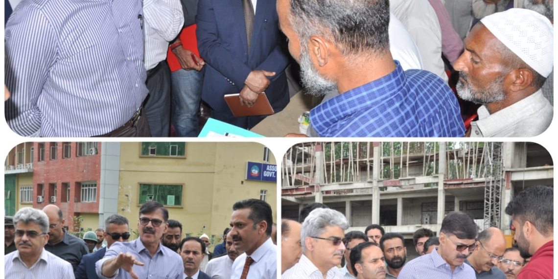 Advisor Kumar Reviews Progress of Work on Nursing College Sopore, Delina