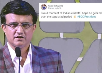 Ganguly Takes Over as BCCI President, Twitter in Celebratory Mode