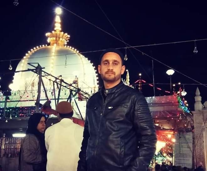 Sayed Kamran Ali (Journalist) greets people on Ramadan eve