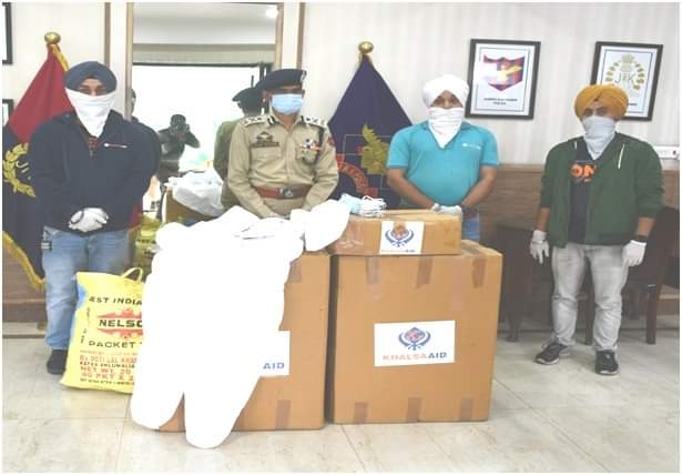 Khalisa Aid helps Kashmir Police in its fight against Covid-19