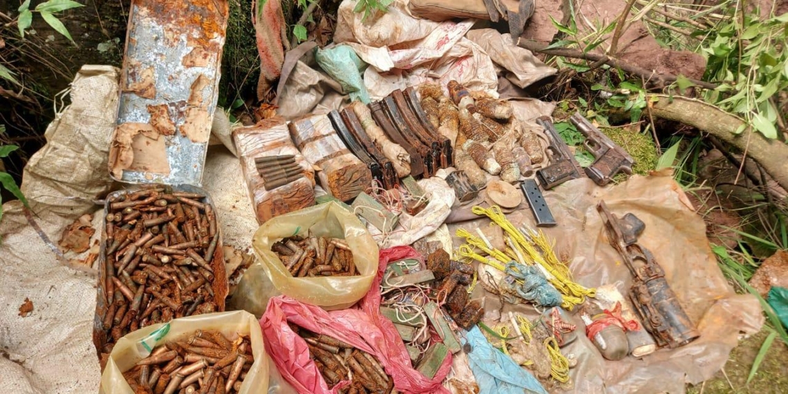 Arms, Ammunition Recovered Amid CASO In Rajouri Village