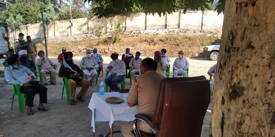 Police, Sikh and Pandits meeting held in Rafiabad