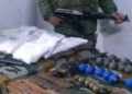 Trio held with brown sugar, rifle and grenades