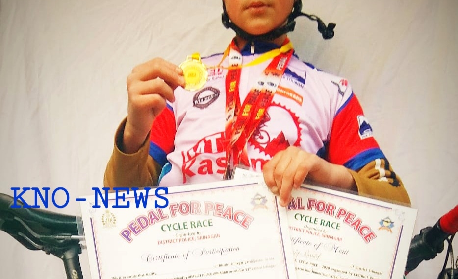 A gold medalist, who craves for a racing cycle to compete at national level