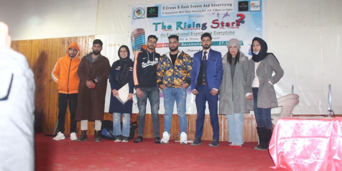 “Rising stars 2” an event for the up and coming artists of kashmir organised at Sherwani hall Baramulla.