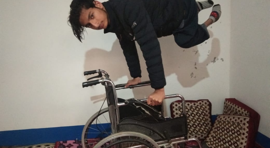Rayis Shah: A specially-abled youth, now a pushup master