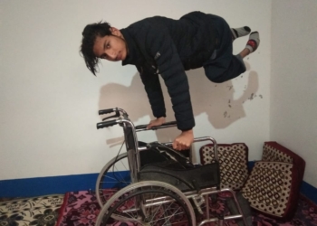 Rayis Shah: A specially-abled youth, now a pushup master